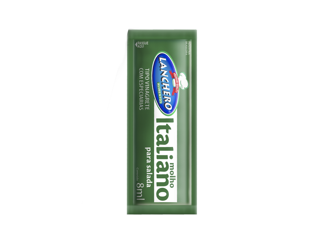 MOLHO ITALIANO SACHÊ LANCHERO 8 ML (CX 200 UN)